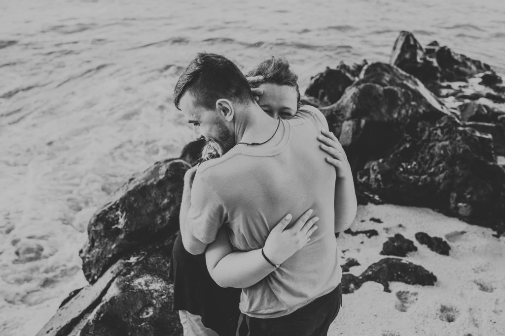 ślub hawaje, wedding hawaii waimea bay beach, honolulu, oahu, wedding sesion hawaii