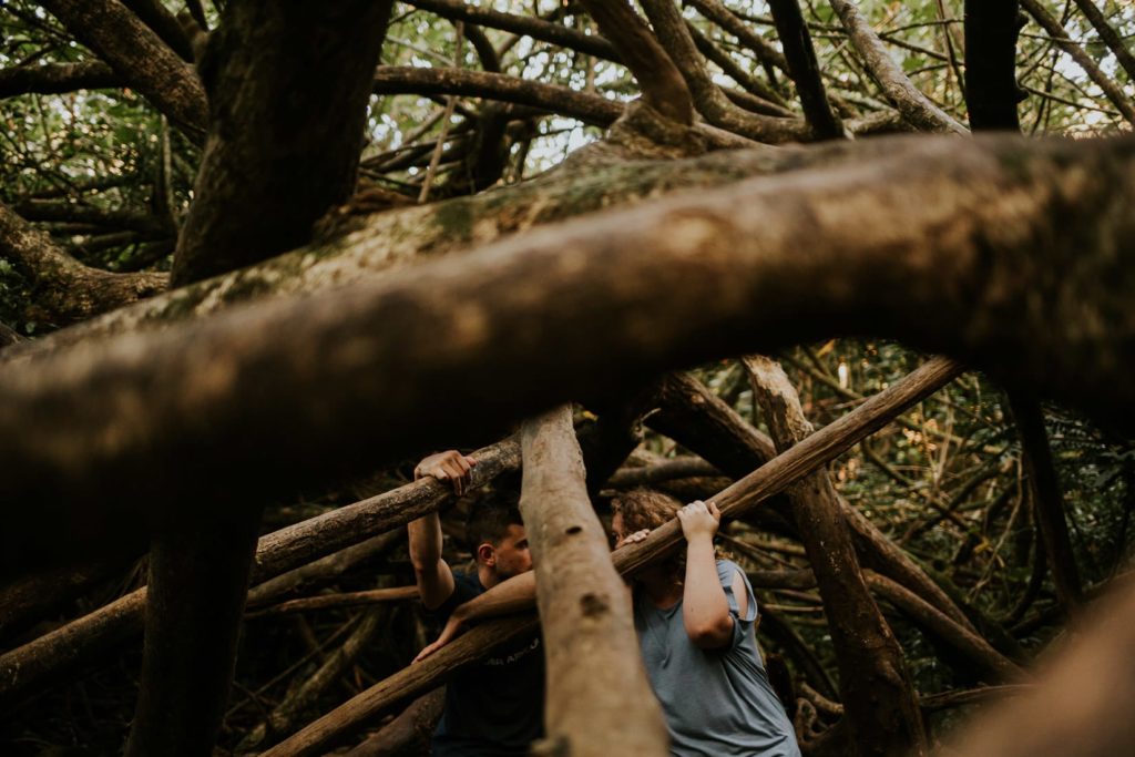 ślub hawaje, wedding hawaii, honolulu manoa falls, oahu, wedding sesion hawaii