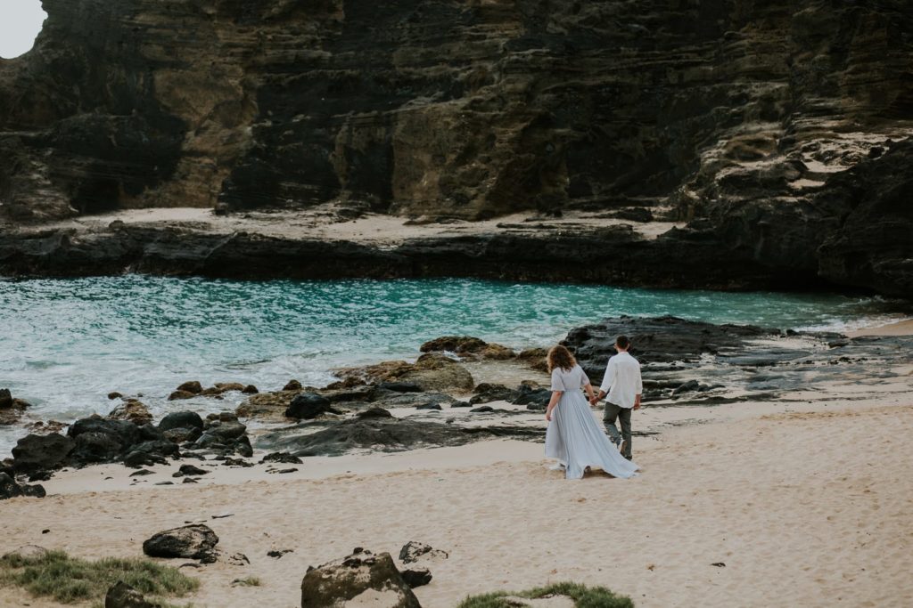 Ślub na Hawajach, Sesja ślubna na Hawajach, wedding sesion Hawaii, Hawaii wedding photographers, halona beach cove wedding session