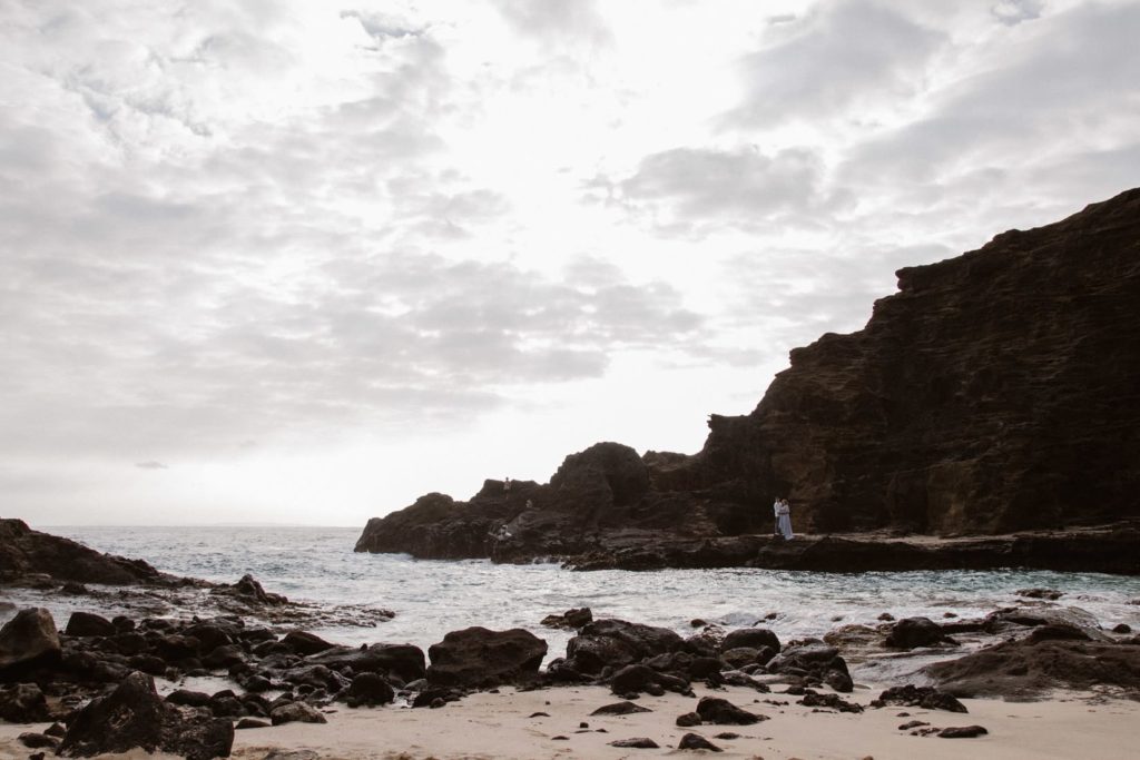 Ślub na Hawajach, Sesja ślubna na Hawajach, wedding sesion Hawaii, halona beach cove wedding session