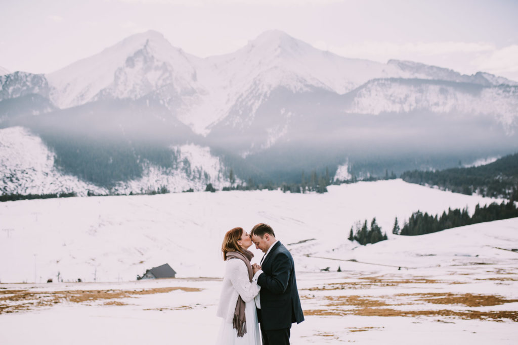 Sesja ślubna w górach, plener w górach