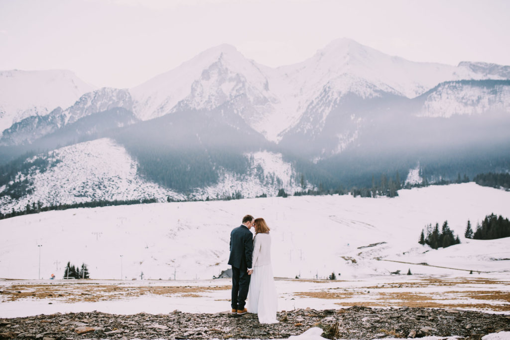 Sesja ślubna w górach, plener w górach