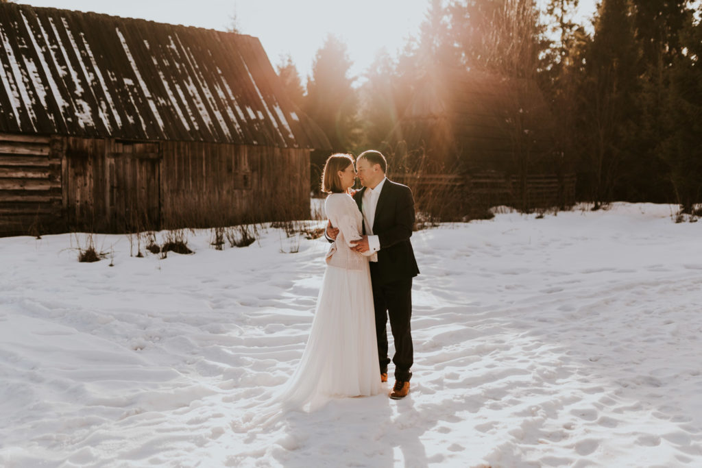 Sesja ślubna w górach, plener w górach