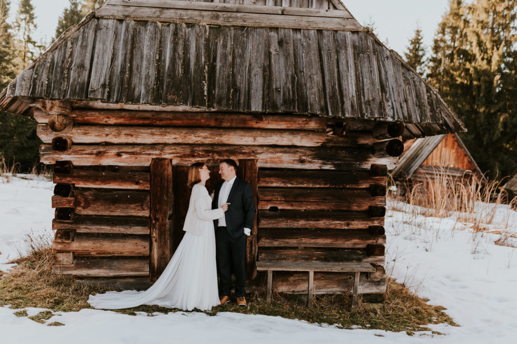 Sesja ślubna w górach, plener w górach