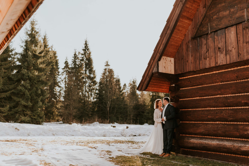 Sesja ślubna w górach, plener w górach
