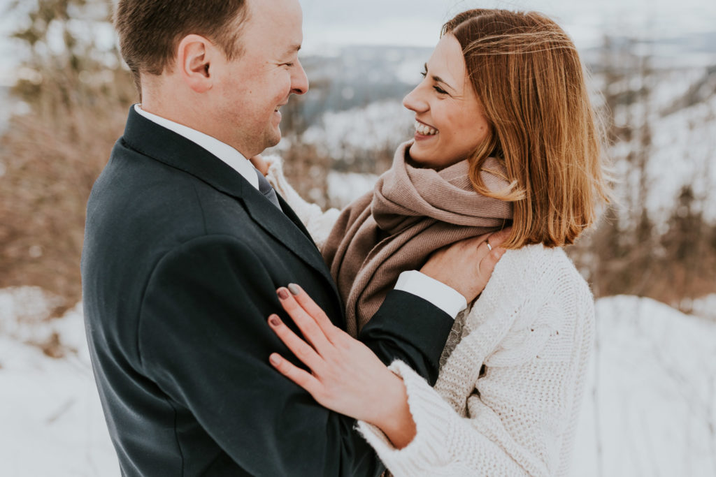 Sesja ślubna w górach, plener w górach