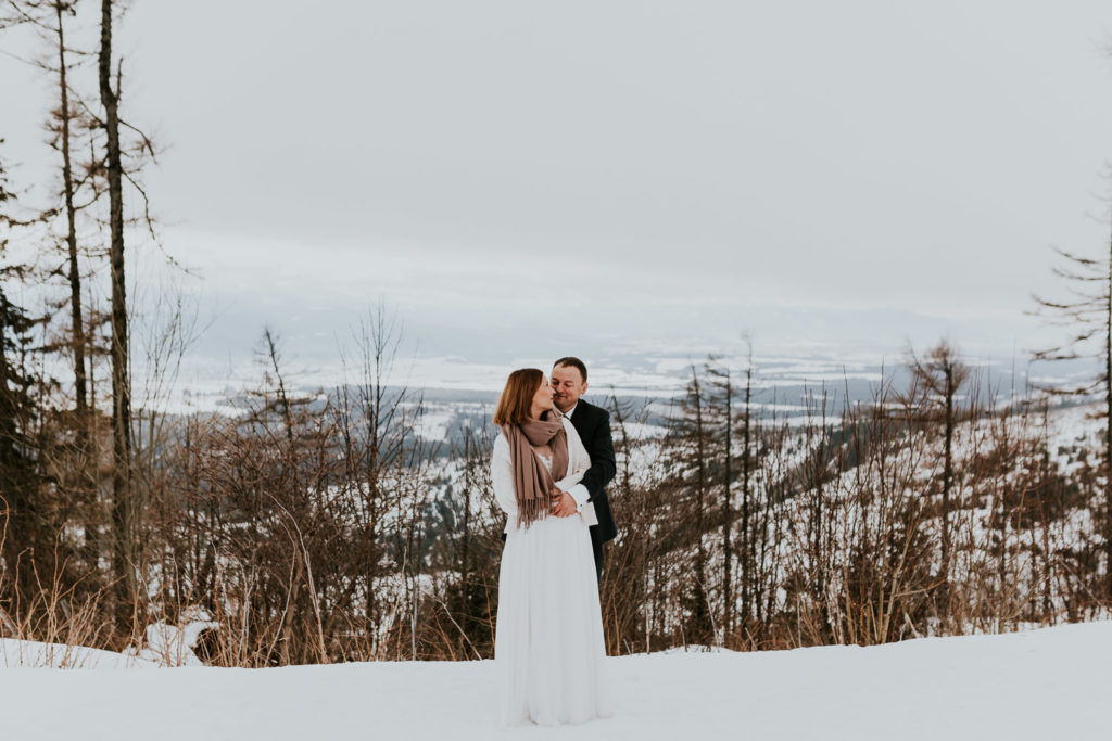 Sesja ślubna w górach, plener w górach