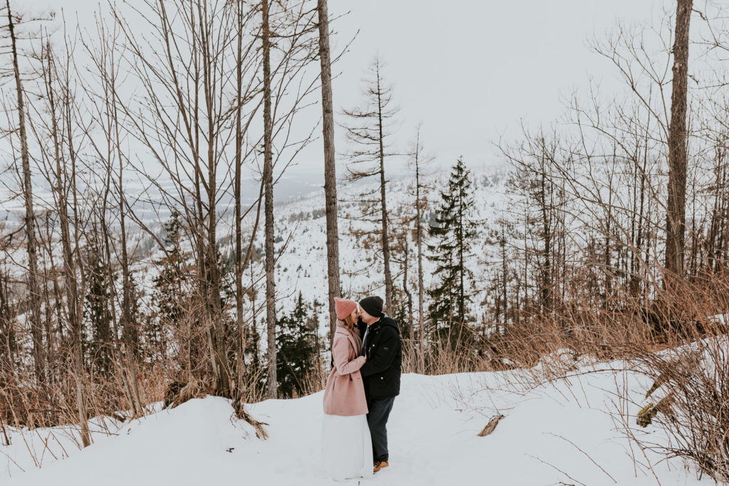 Sesja ślubna w górach, plener w górach