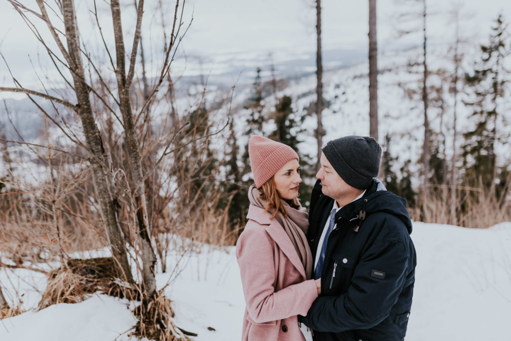 Sesja ślubna w górach, plener w górach