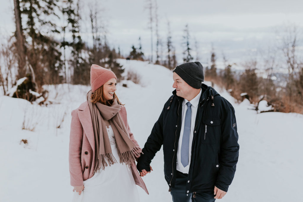 Sesja ślubna w górach, plener w górach