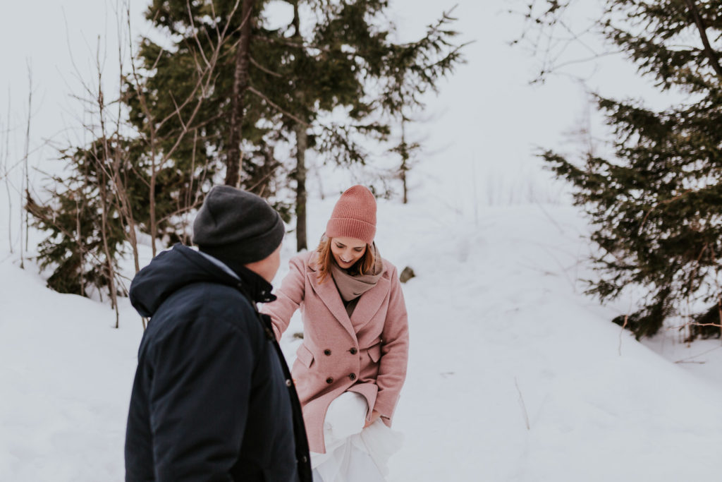 Sesja ślubna w górach, plener w górach