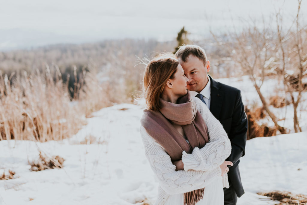 Sesja ślubna w górach, plener w górach