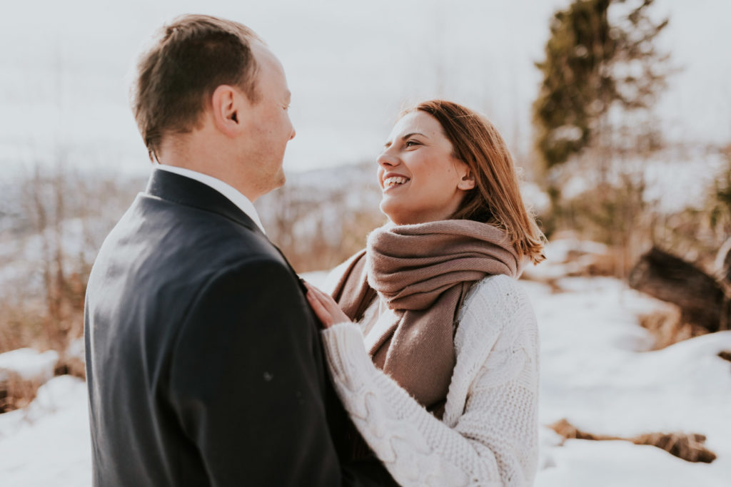 Sesja ślubna w górach, plener w górach