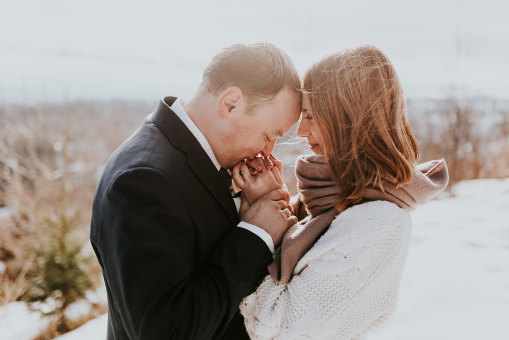 Sesja ślubna w górach, plener w górach