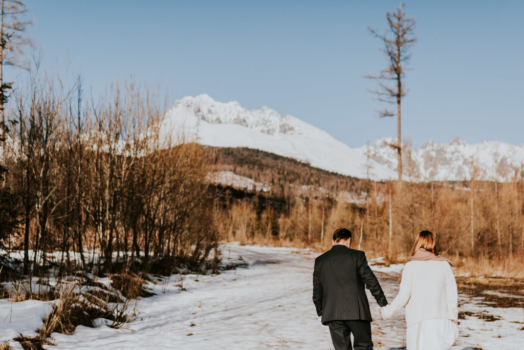 Sesja ślubna w górach, plener w górach