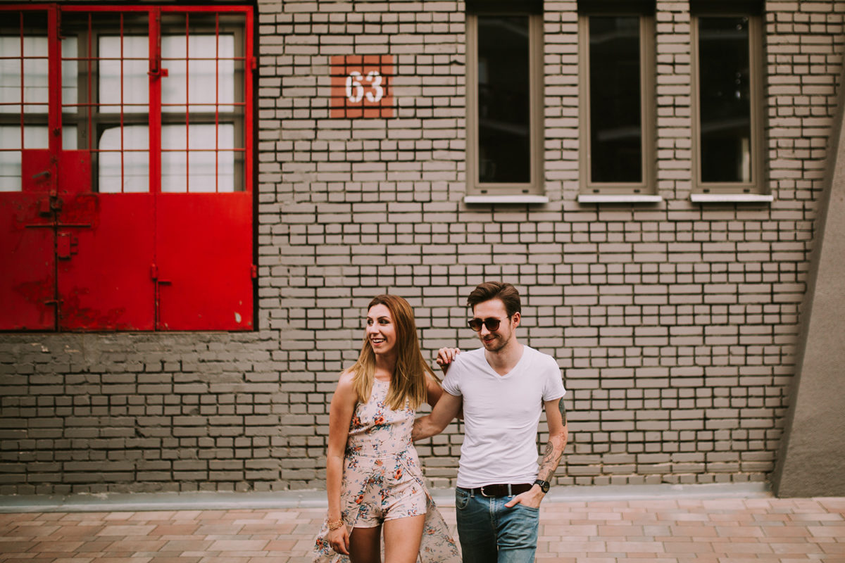 Patrycja&Patryk Sesja narzeczeńska w Warszawie, Soho Factory Warszawa