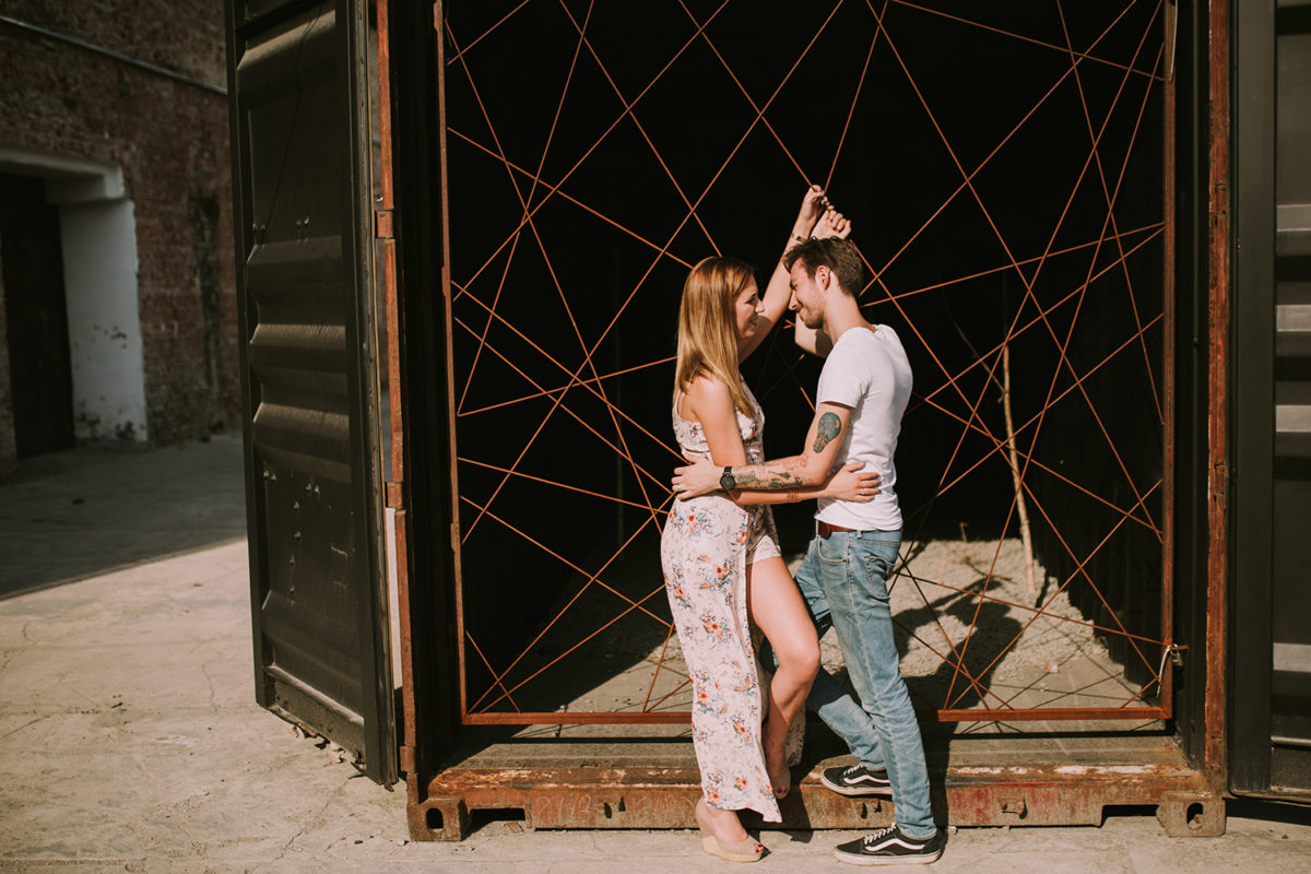 Patrycja&Patryk Sesja narzeczeńska w Warszawie, Soho Factory Warszawa