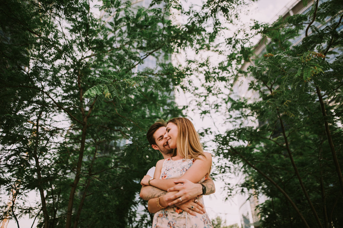 Patrycja&Patryk Sesja narzeczeńska w Warszawie, Plac Europejski Warszawa