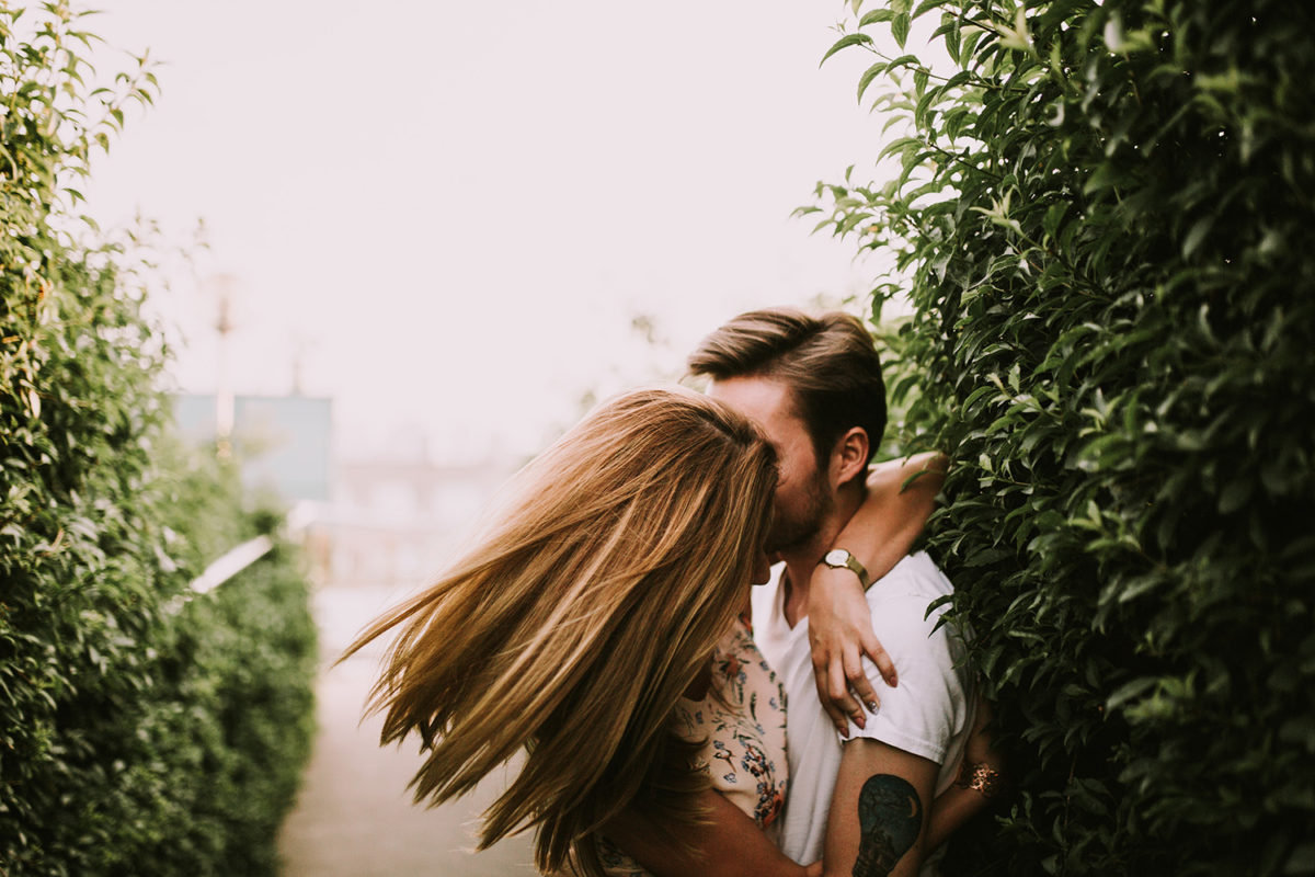 Patrycja&Patryk Sesja narzeczeńska w Warszawie, Ogród na dachu Biblioteki Uniwersytetu Warszawskiego