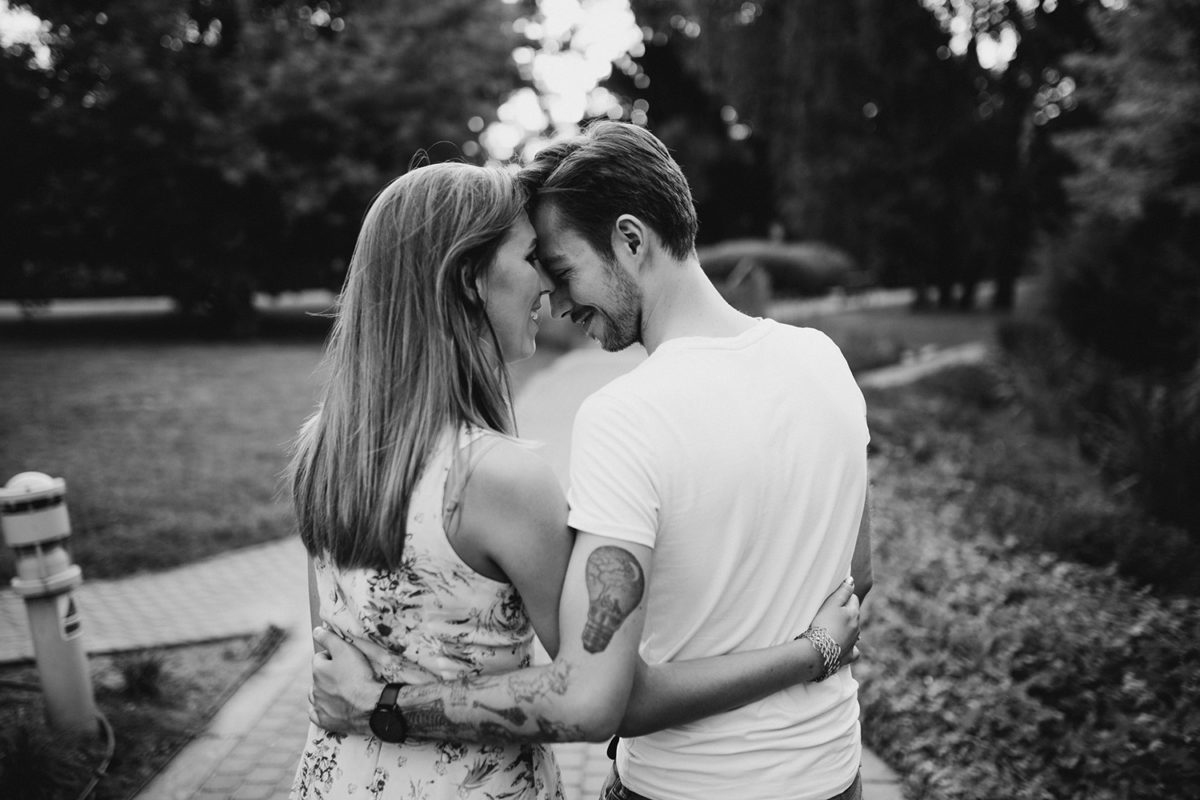 Patrycja&Patryk Sesja narzeczeńska w Warszawie, Ogród na dachu Biblioteki Uniwersytetu Warszawskiego