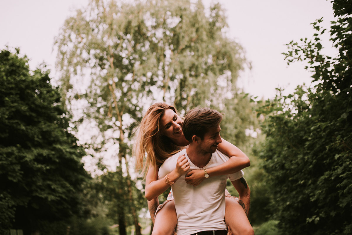 Patrycja&Patryk Sesja narzeczeńska w Warszawie, Ogród na dachu Biblioteki Uniwersytetu Warszawskiego
