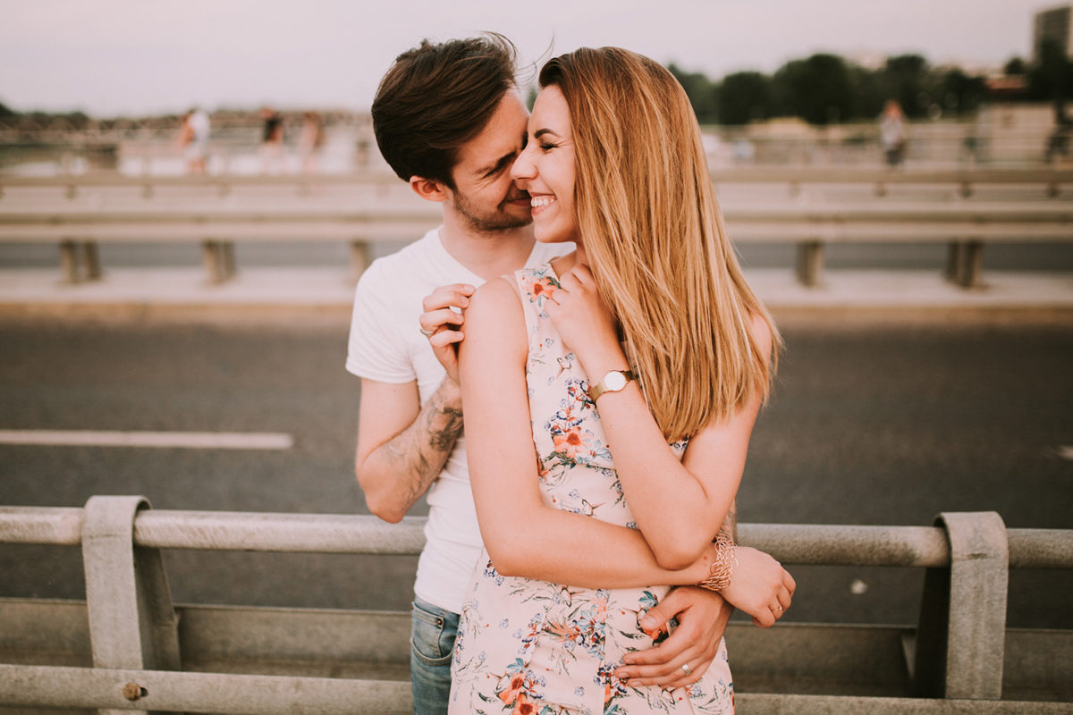 Patrycja&Patryk Sesja narzeczeńska w Warszawie, Bulwary wiślane Warszawa