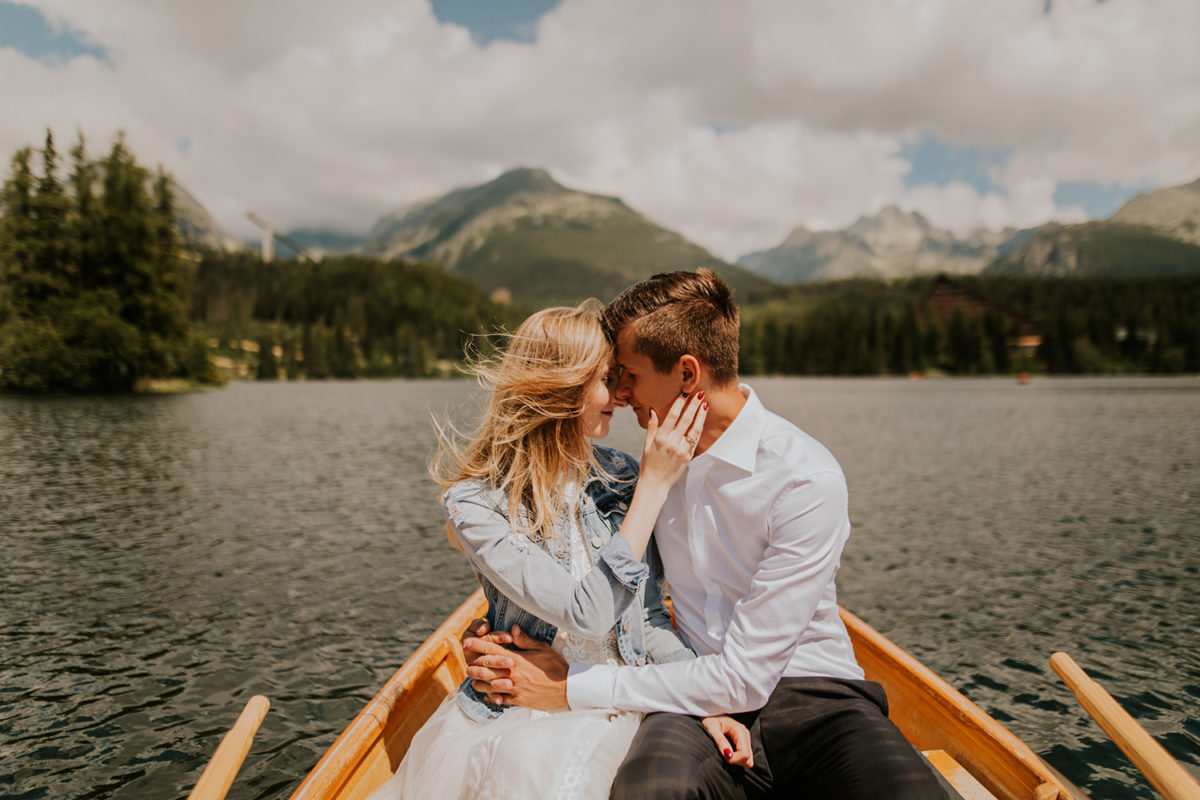 Ślub Przepitki & Przekąski, Fotograf ślubny Warszawa, Sesja Ślubna Jezioro Szczyrbskie Słowacja, Sesja Ślubna Tatry, Sesja ślubna w górach
