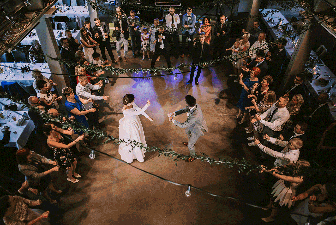 Browar obywatelski Tychy, Industrialne wesele, Dekoracja ślubna, Duet fotografów