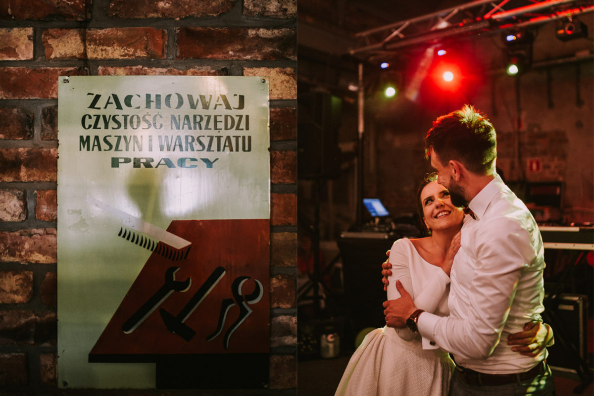 Browar obywatelski Tychy, Industrialne wesele, Dekoracja ślubna, Duet fotografów