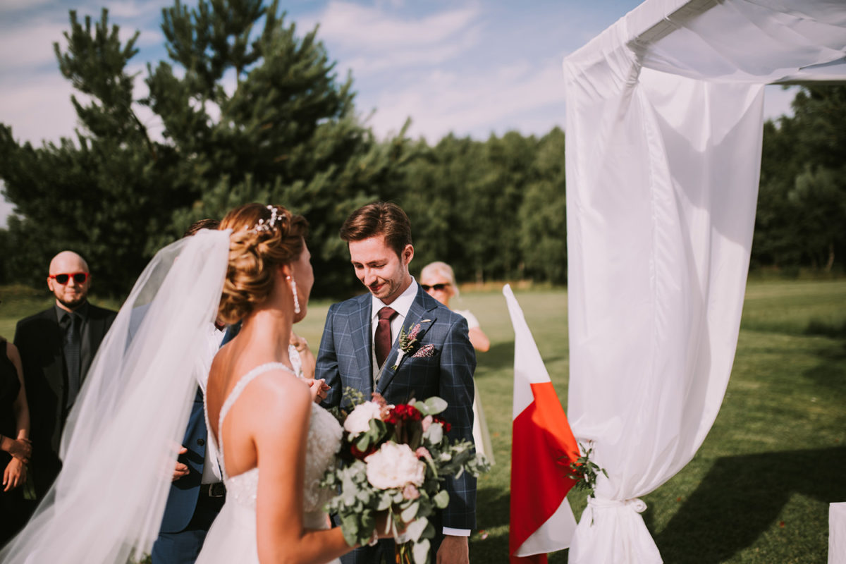 Ślub w plenerze Warszawa Hotel Artis Ślub plenerowy Ślub w ogrodzie