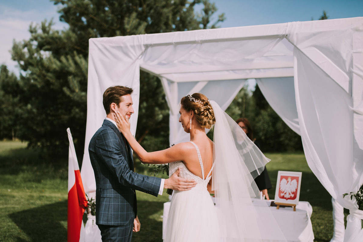 Ślub w plenerze Warszawa Hotel Artis Ślub plenerowy Ślub w ogrodzie