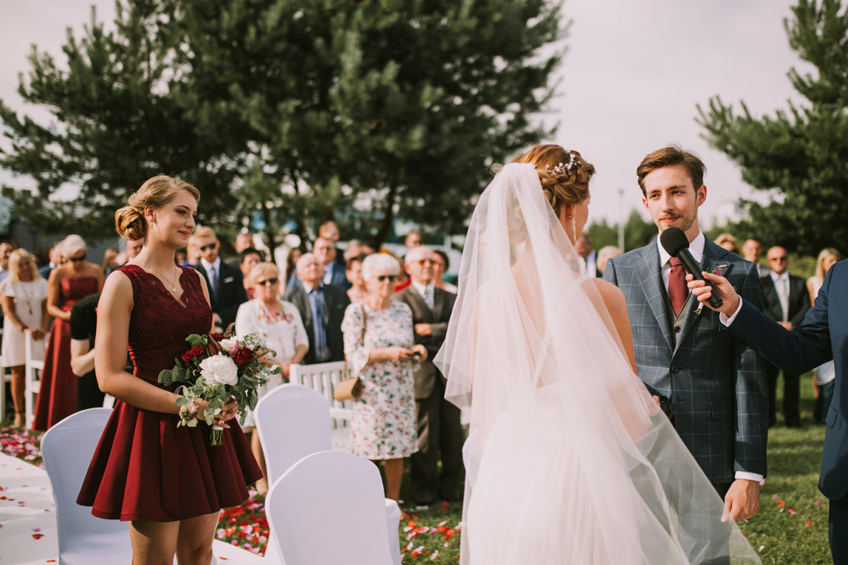 Ślub w plenerze Warszawa Hotel Artis Ślub plenerowy Ślub w ogrodzie