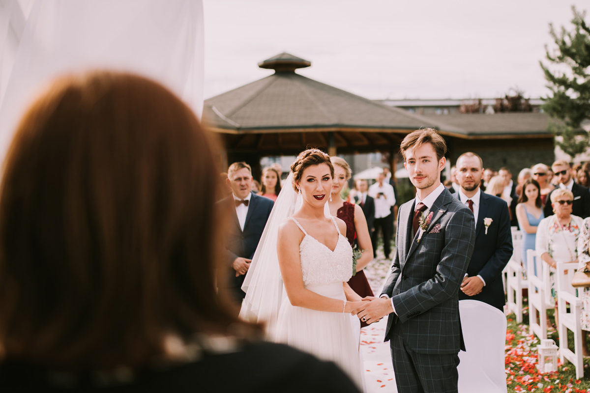 Ślub w plenerze Warszawa Hotel Artis Ślub plenerowy Ślub w ogrodzie