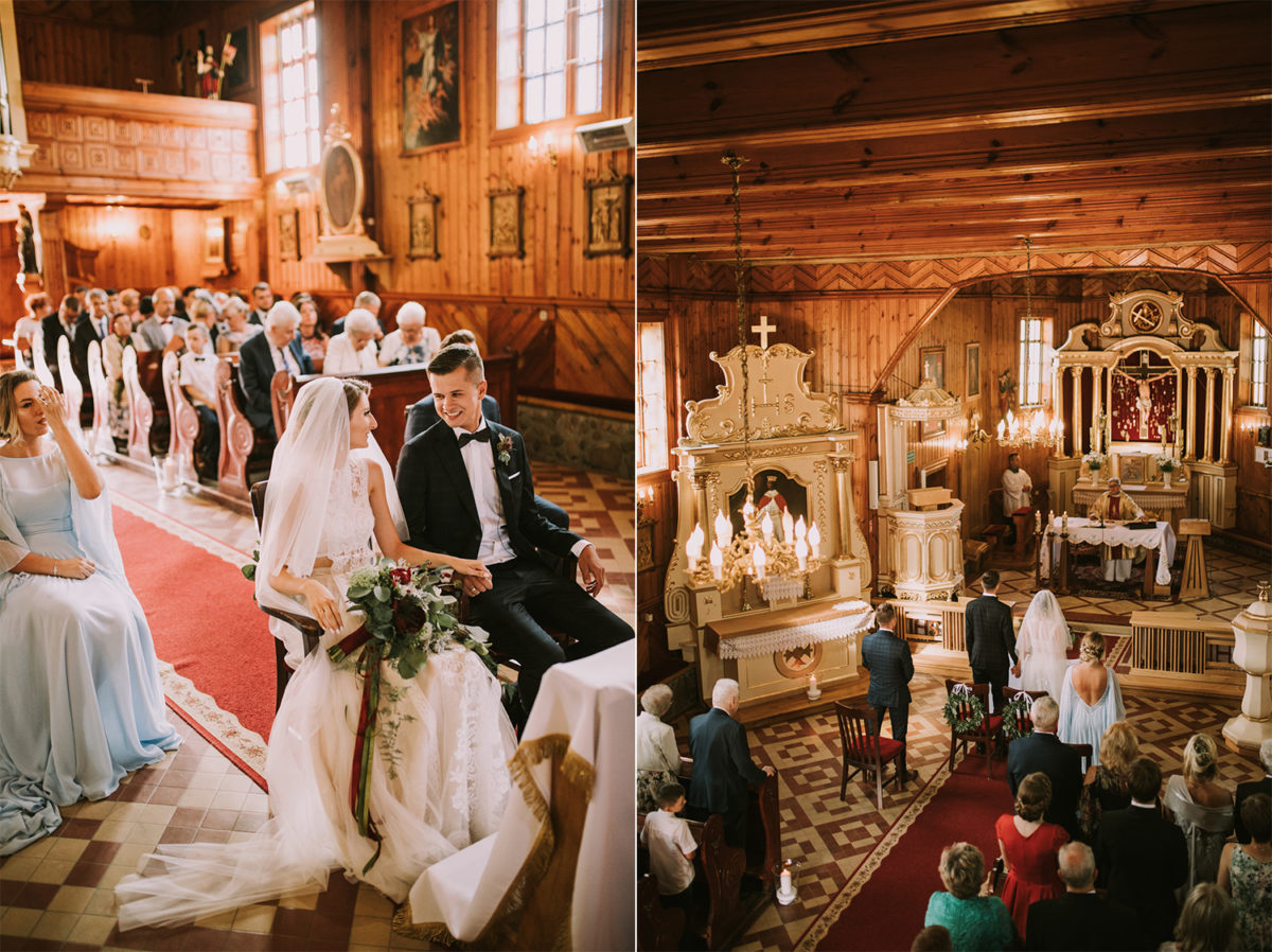 Ślub w Przepitkach, Parafia rzymskokatolicka pw. św. Zygmunta w Królewie ślub, fotografia ślubna Warszawa