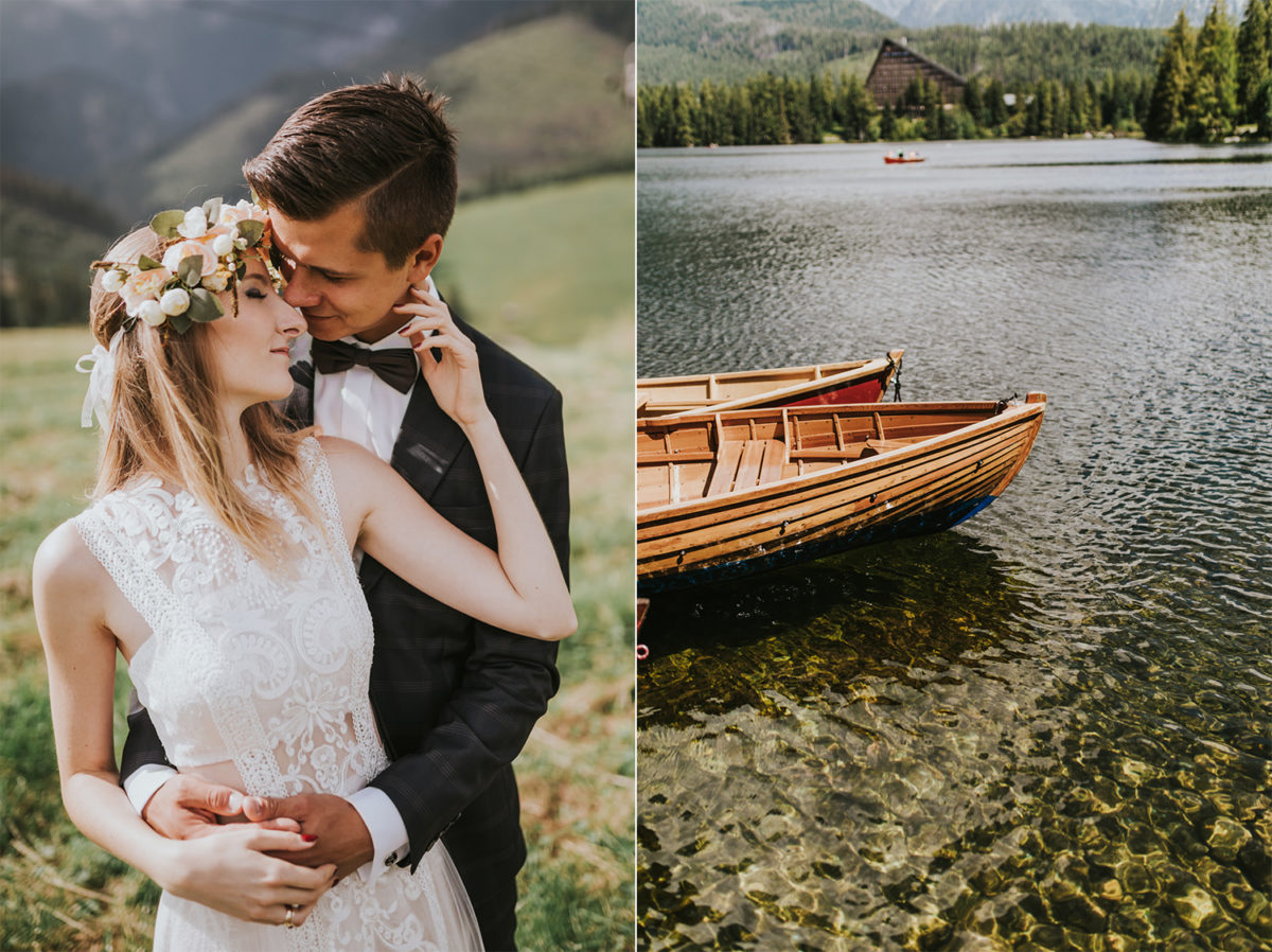 Ślub Przepitki & Przekąski, Fotograf ślubny Warszawa, Sesja Ślubna Jezioro Szczyrbskie Słowacja, Sesja Ślubna Tatry, Sesja ślubna w górach
