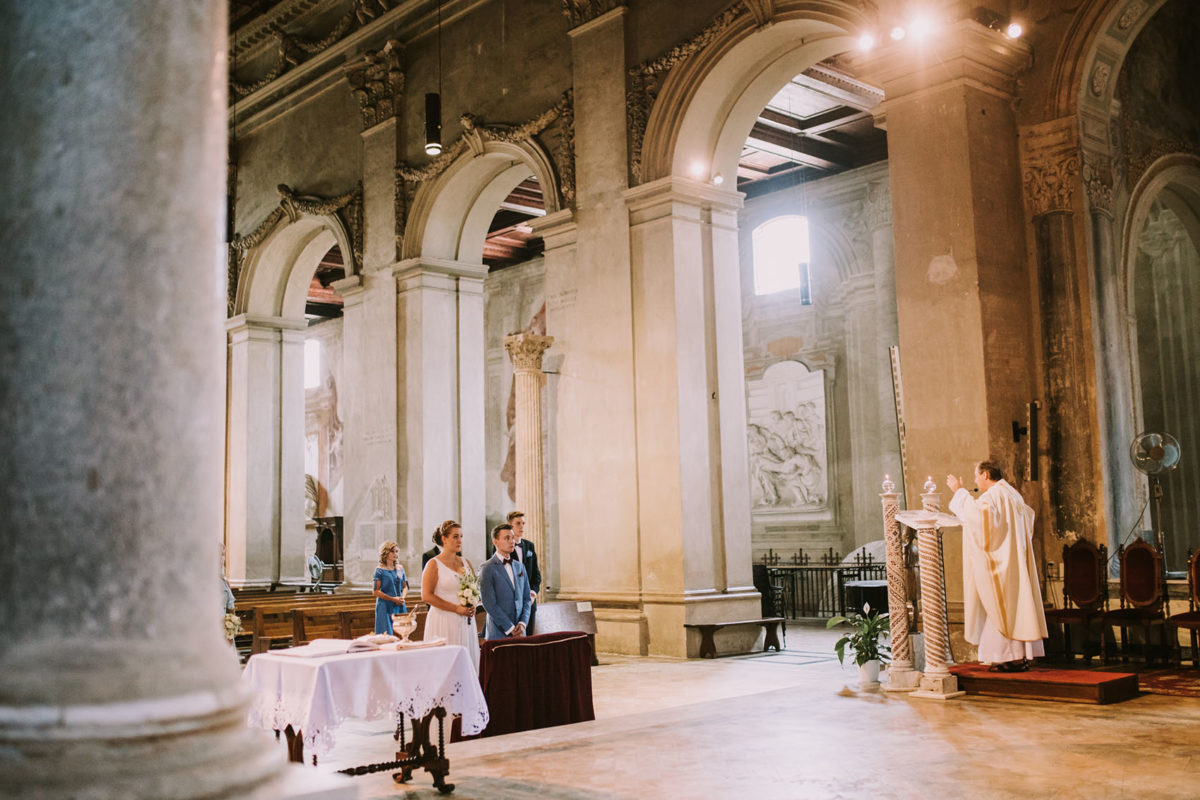 Polski Ślub w Rzymie, Zdjęcia Ślubne Rzym, Ślub w Bazylice św. Pankracego za Murami, San Pancrazio church Rome