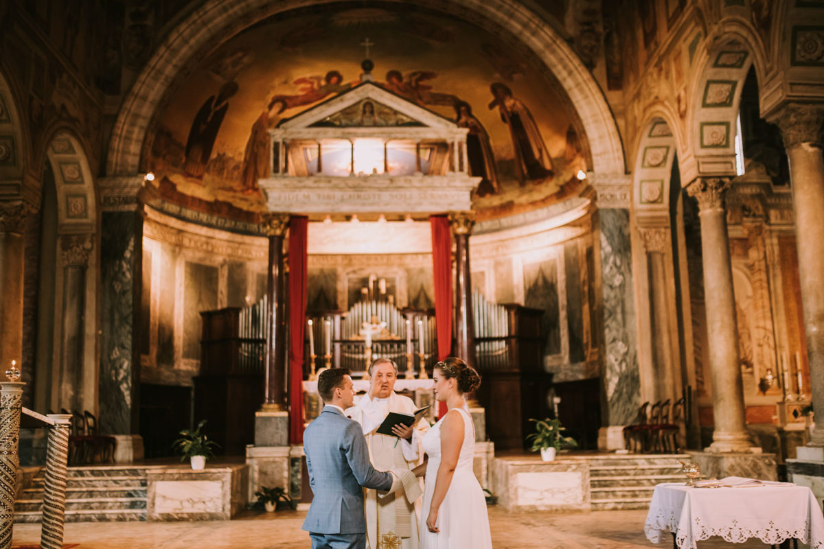 Ślub w Rzymie, Zdjęcia Ślubne Rzym, San Pancrazio church Rome, Ślub Włochy, Wedding in Rome, Matrimonio a Roma