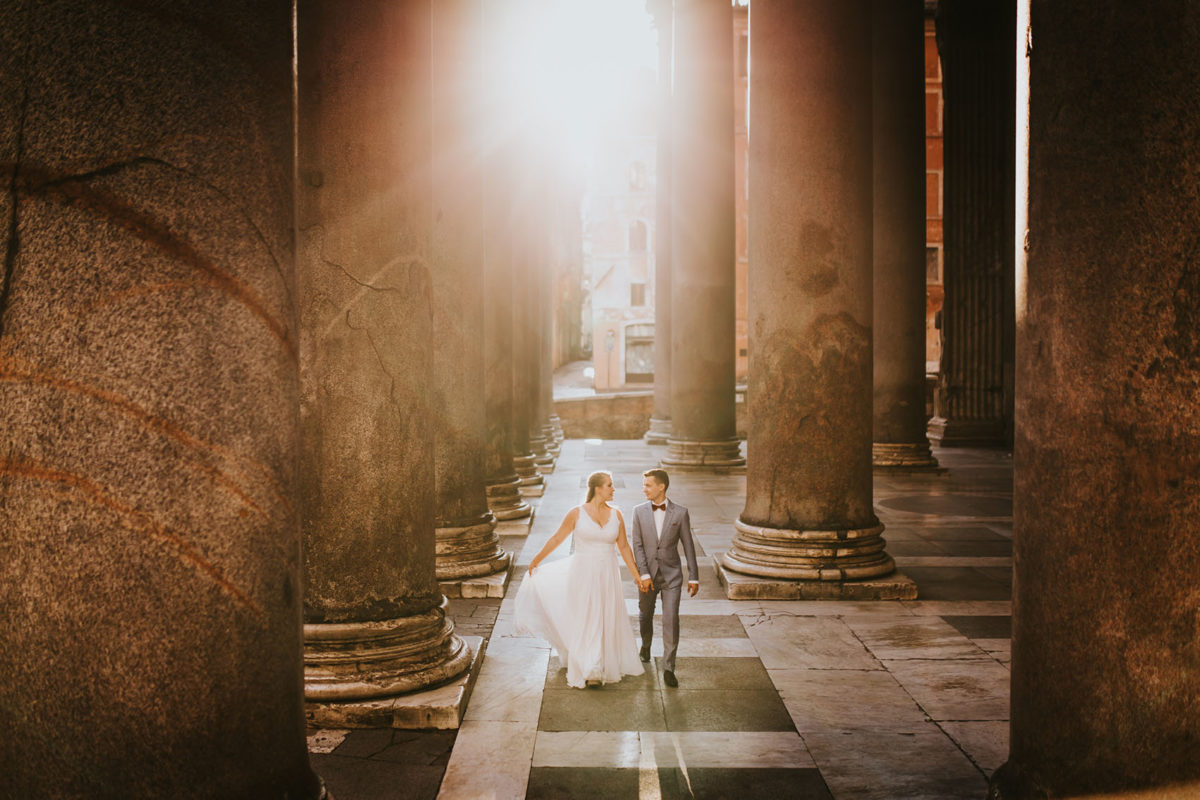 Sesja Ślubna w Rzymie, Polski Ślub w Rzymie, Sesja plenerowa Rzym, Wedding session Rome, Sesja ślubna za granicą