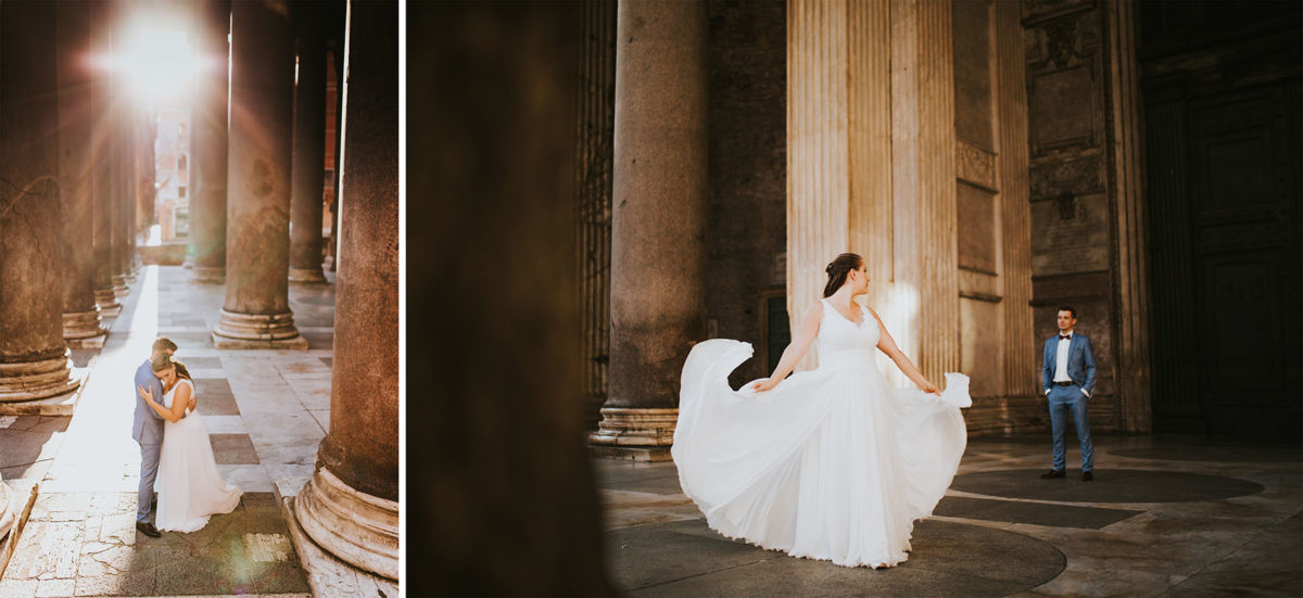 Sesja Ślubna w Rzymie, Polski Ślub w Rzymie, Sesja plenerowa Rzym, Wedding session Rome, Sesja ślubna za granicą