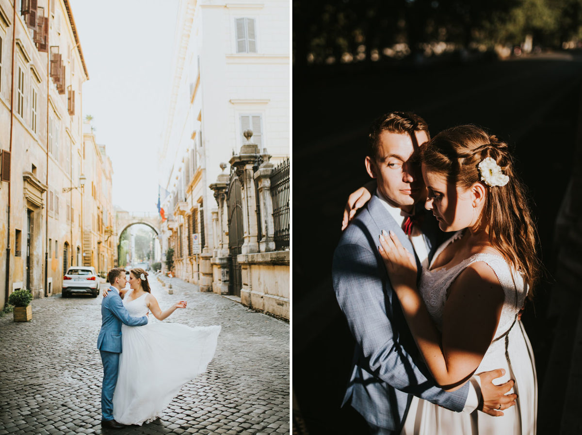 Sesja Ślubna w Rzymie, Polski Ślub w Rzymie, Sesja plenerowa Rzym, Wedding session Rome, Sesja ślubna za granicą