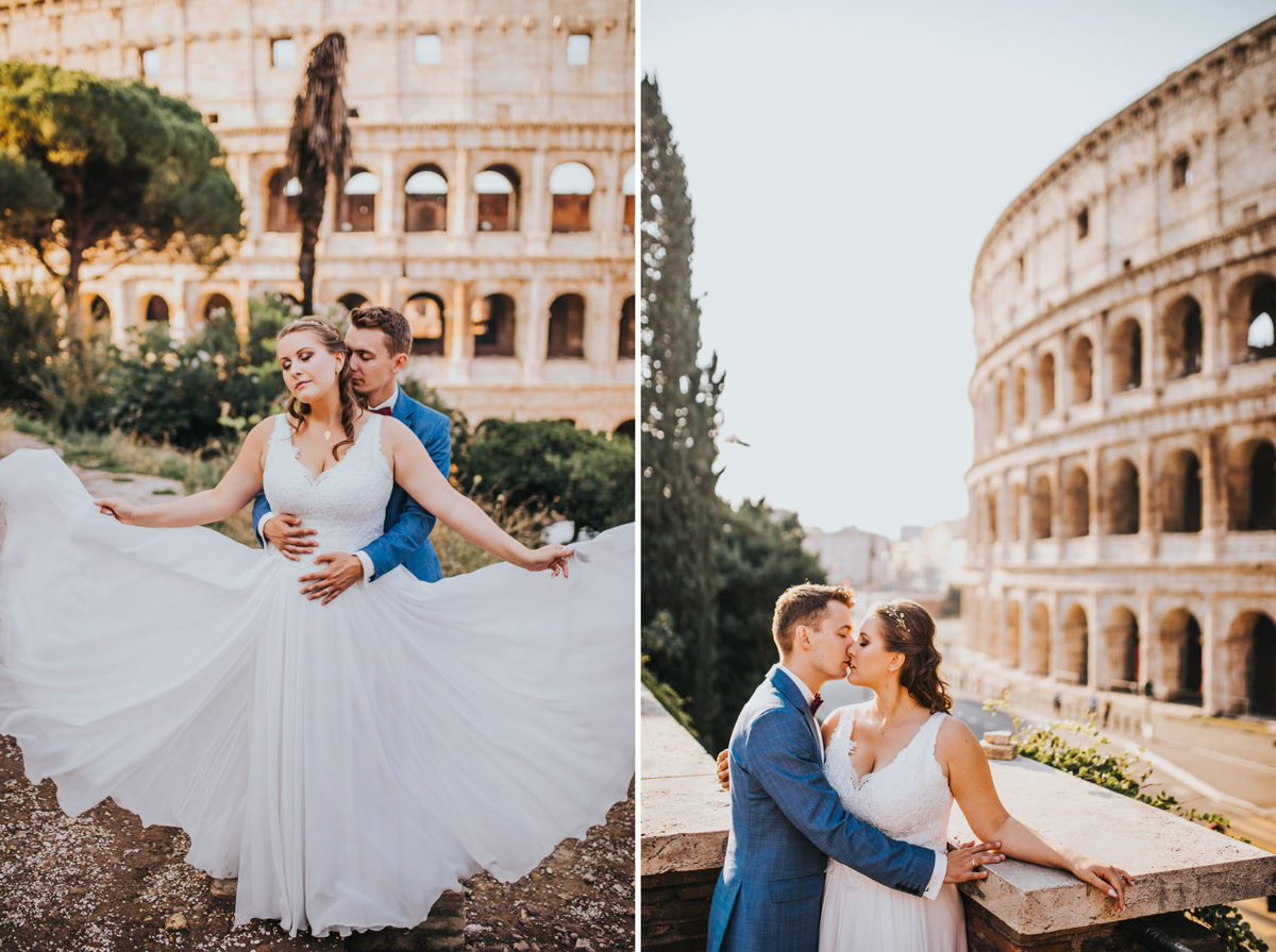 Sesja Ślubna w Rzymie, Polski Ślub w Rzymie, Sesja plenerowa Rzym, Wedding session Rome, Sesja ślubna za granicą