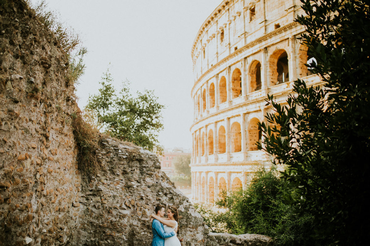 Sesja Ślubna w Rzymie, Polski Ślub w Rzymie, Sesja plenerowa Rzym, Wedding session Rome, Sesja ślubna za granicą