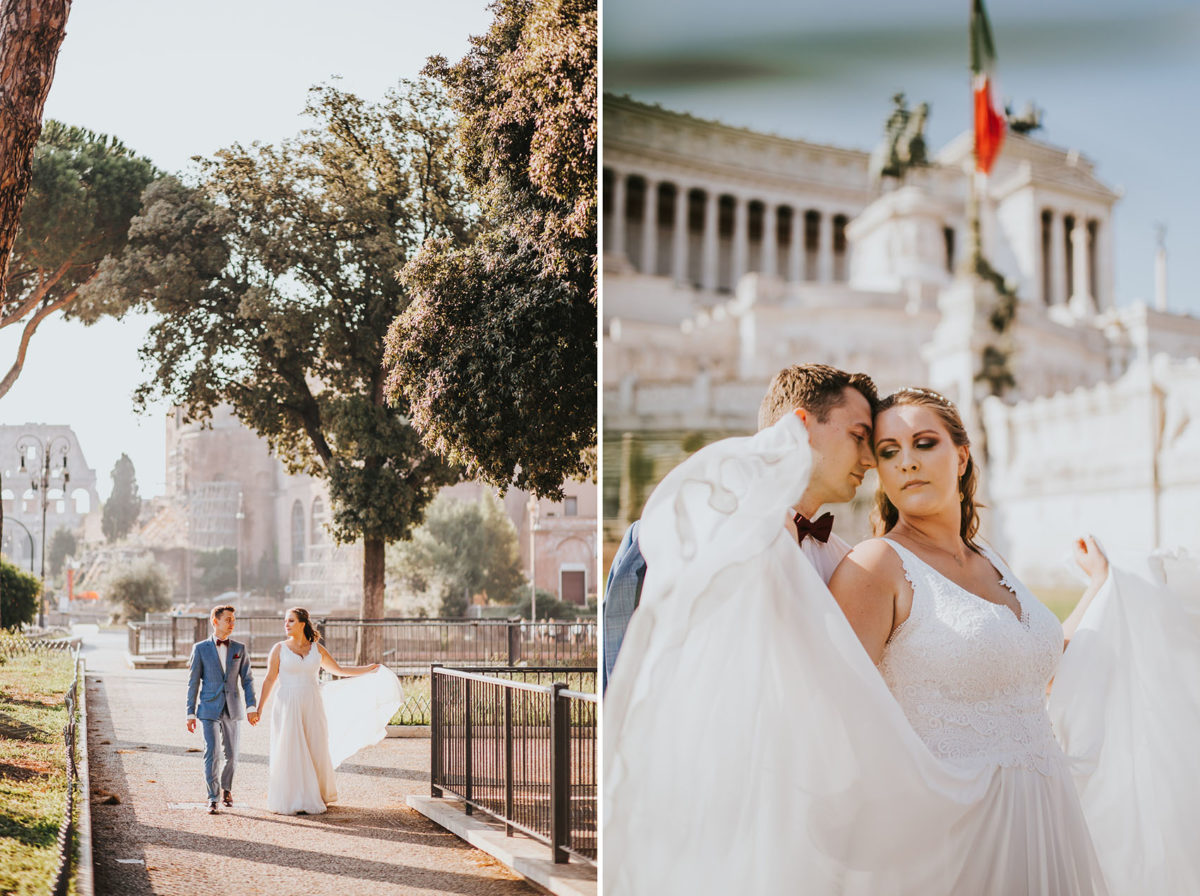 Sesja Ślubna w Rzymie, Polski Ślub w Rzymie, Sesja plenerowa Rzym, Wedding session Rome, Sesja ślubna za granicą