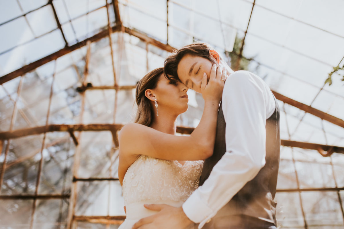 sesja ślubna w szklarni Warszawa 