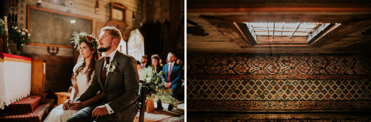 Ślub w Kościele pw. św. Michała Archanioła w Dębnie, Kościół w Dębnie, Fotografia ślubna Warszawa