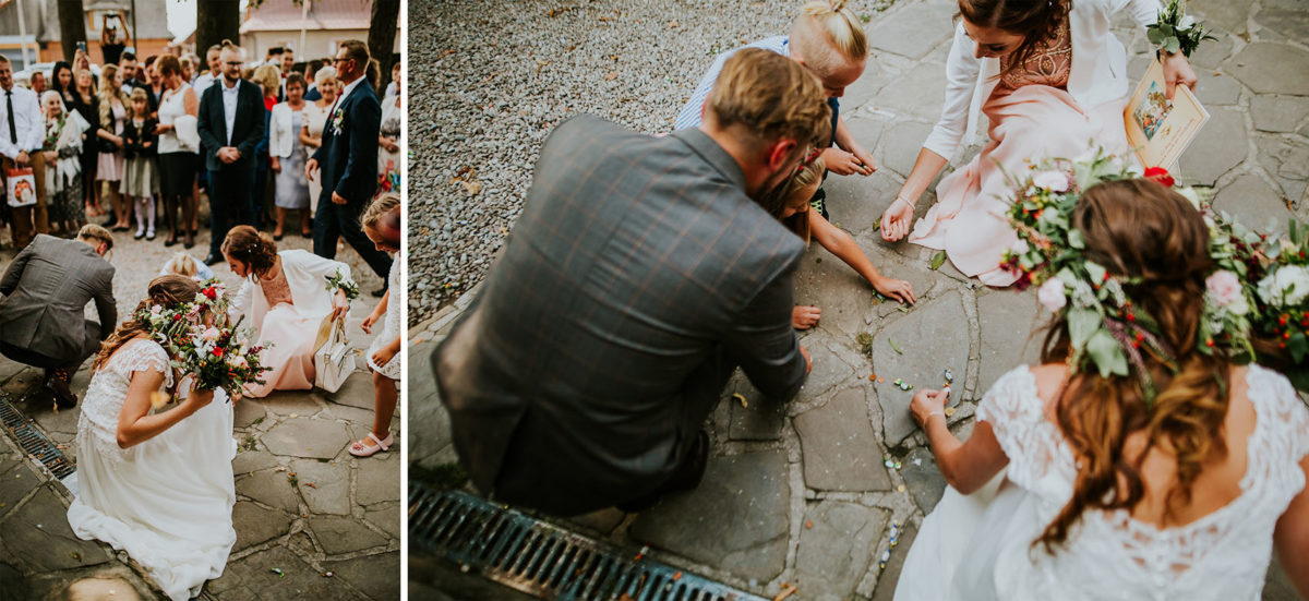 Ślub w Kościele pw. św. Michała Archanioła w Dębnie, Kościół w Dębnie, Fotografia ślubna Warszawa