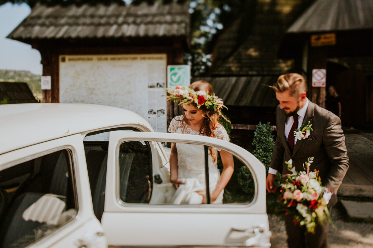 Ślub w Kościele pw. św. Michała Archanioła w Dębnie, Kościół w Dębnie, Fotografia ślubna Warszawa