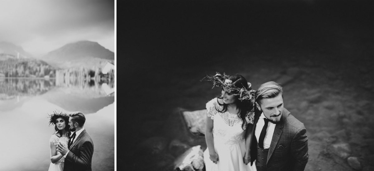 Sesja Ślubna Jezioro Szczyrbskie, Strbske Pleso, Plener Ślubny Tatry, Fotografia Ślubna Warszawa, Fotograf Ślubny Warszawa