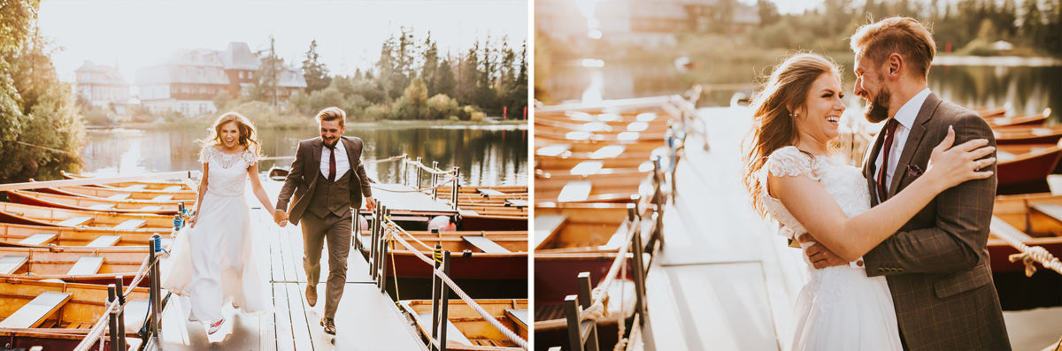 Sesja Ślubna Jezioro Szczyrbskie, Strbske Pleso, Plener Ślubny Tatry, Fotografia Ślubna Warszawa, Fotograf Ślubny Warszawa