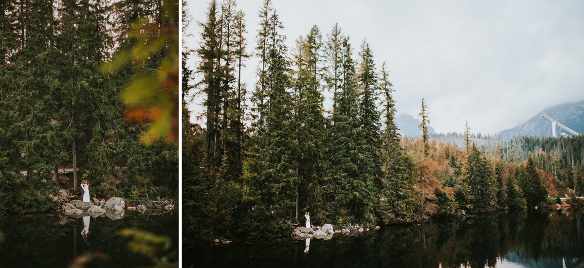 Sesja Ślubna Jezioro Szczyrbskie, Strbske Pleso, Plener Ślubny Tatry, Fotografia Ślubna Warszawa, Fotograf Ślubny Warszawa